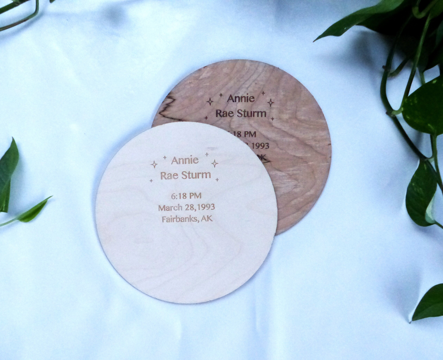 Wooden Astrology Chart